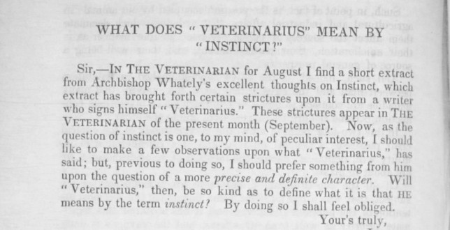 ‘The Veterinarian’ Vol 20 Issue 10 – October 1847