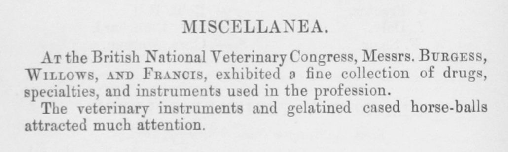 ‘The Veterinarian’ Vol 54 Issue 8 – August 1881