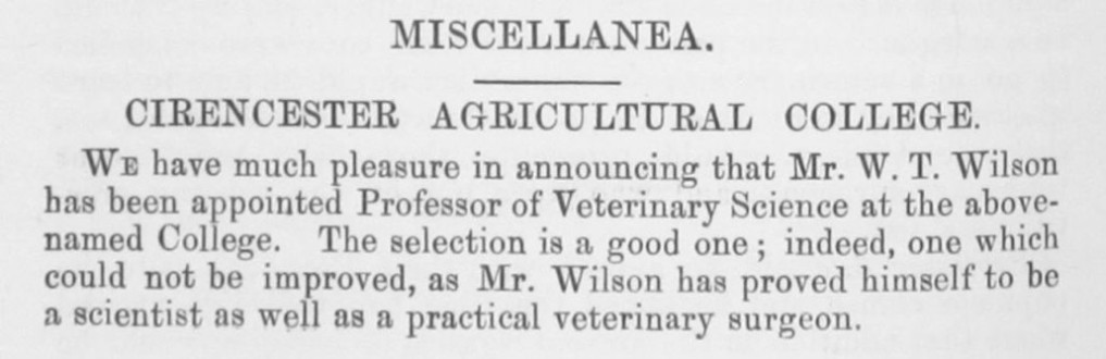 ‘The Veterinarian’ Vol 62 Issue 11 – November 1889