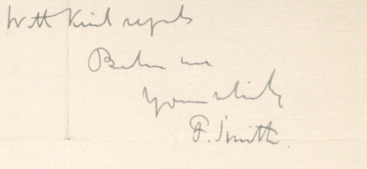 6 - Letter to Fred Bullock from Frederick Smith, 7 May 1916