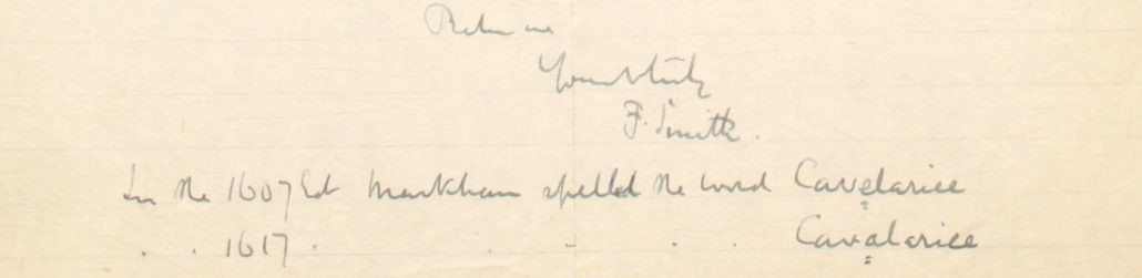 5 – Letter to Fred Bullock from Frederick Smith, 28 Jan 1917