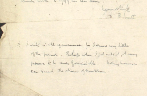 10 – Letter to Fred Bullock from Frederick Smith, 11 Mar 1917