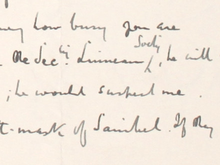 10 - Letter to Fred Bullock from Frederick Smith, 7 Feb 1923