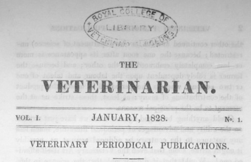 'The Veterinarian' Vol 1 Issue 1 - January 1828
