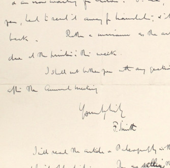 57 - Letter to Fred Bullock from Frederick Smith, 1 Jun 1913