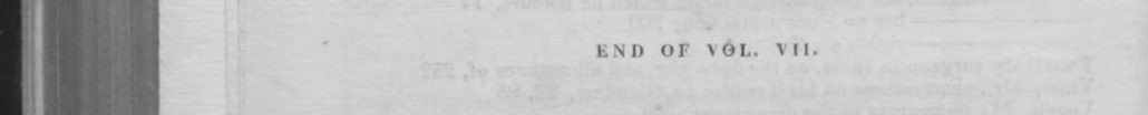 Index to 'The Veterinarian' Vol 7  - 1834