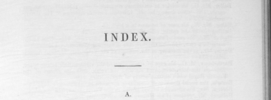 Index to ‘The Veterinarian’ Vol 14 – 1841