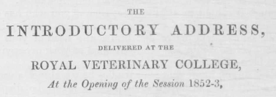 ‘The Veterinarian’ Vol 25 Issue 12 – December 1852