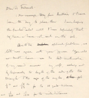 31 – Letter to Frederick Smith from Fred Bullock, 30 Apr 1920