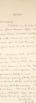 8 – Letter to Fred Bullock from Frederick Smith, 11 Feb 1920