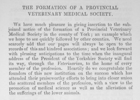 ‘The Veterinarian’ Vol 36 Issue 11 – November 1863