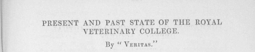‘The Veterinarian’ Vol 38 Issue 10 – October 1865