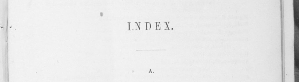 Index to ‘The Veterinarian’ Vol 39 – 1866